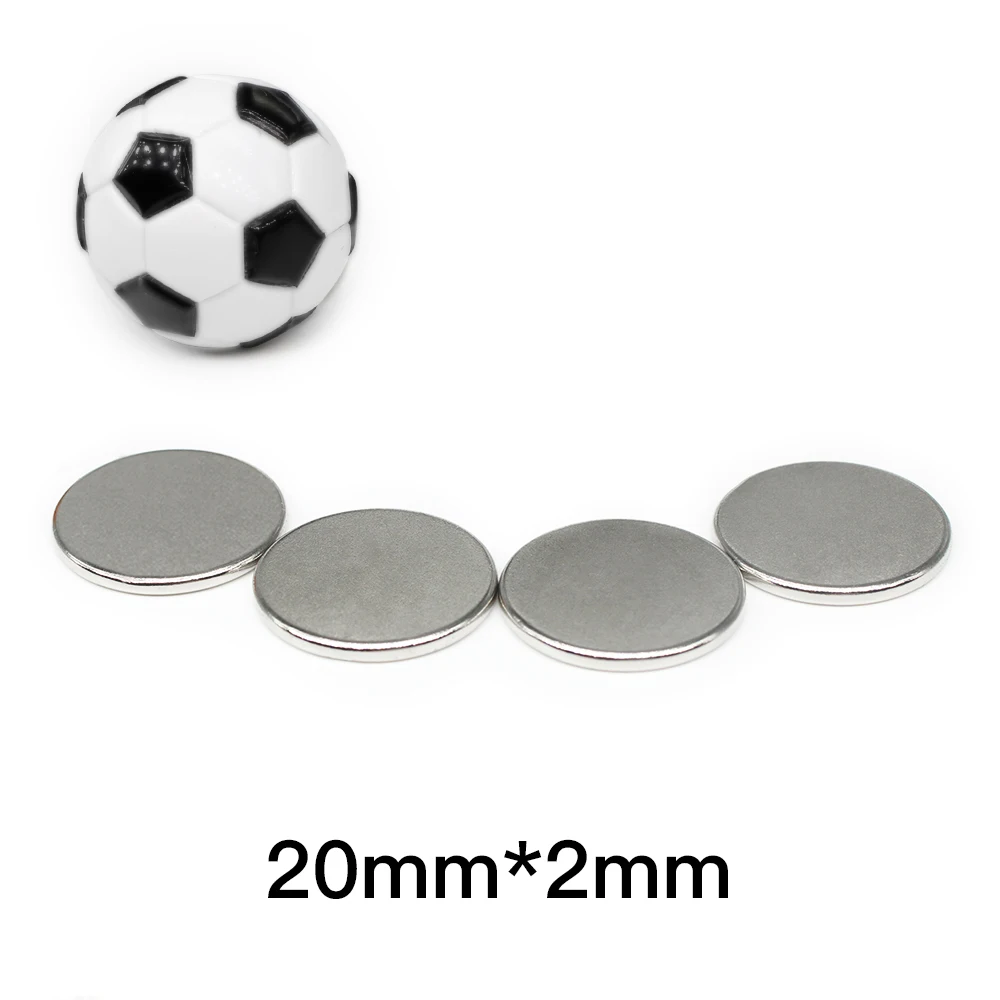 20x2mm Small Circular Magnets For Home Refrigerators, Offices DIY 20x2mm