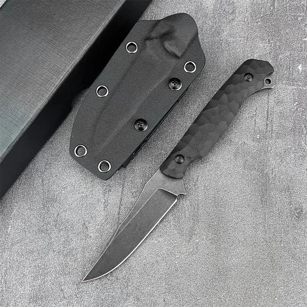 New Fixed 9Cr13Mov Blade Nylon Glass Fiber Handle Tactical Knife Outdoor Camping EDC Survival Hunting Knife