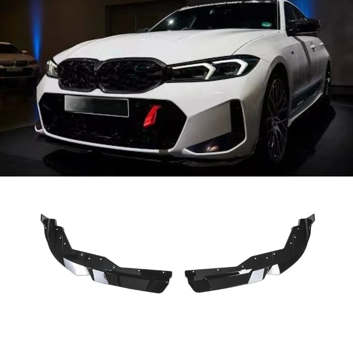 

Передний бампер автомобиля, спойлер, боковой сплиттер, дефлектор, защита бампера для BMW 3 серии G20 2023, комплект кузова, автомобильные аксессуары