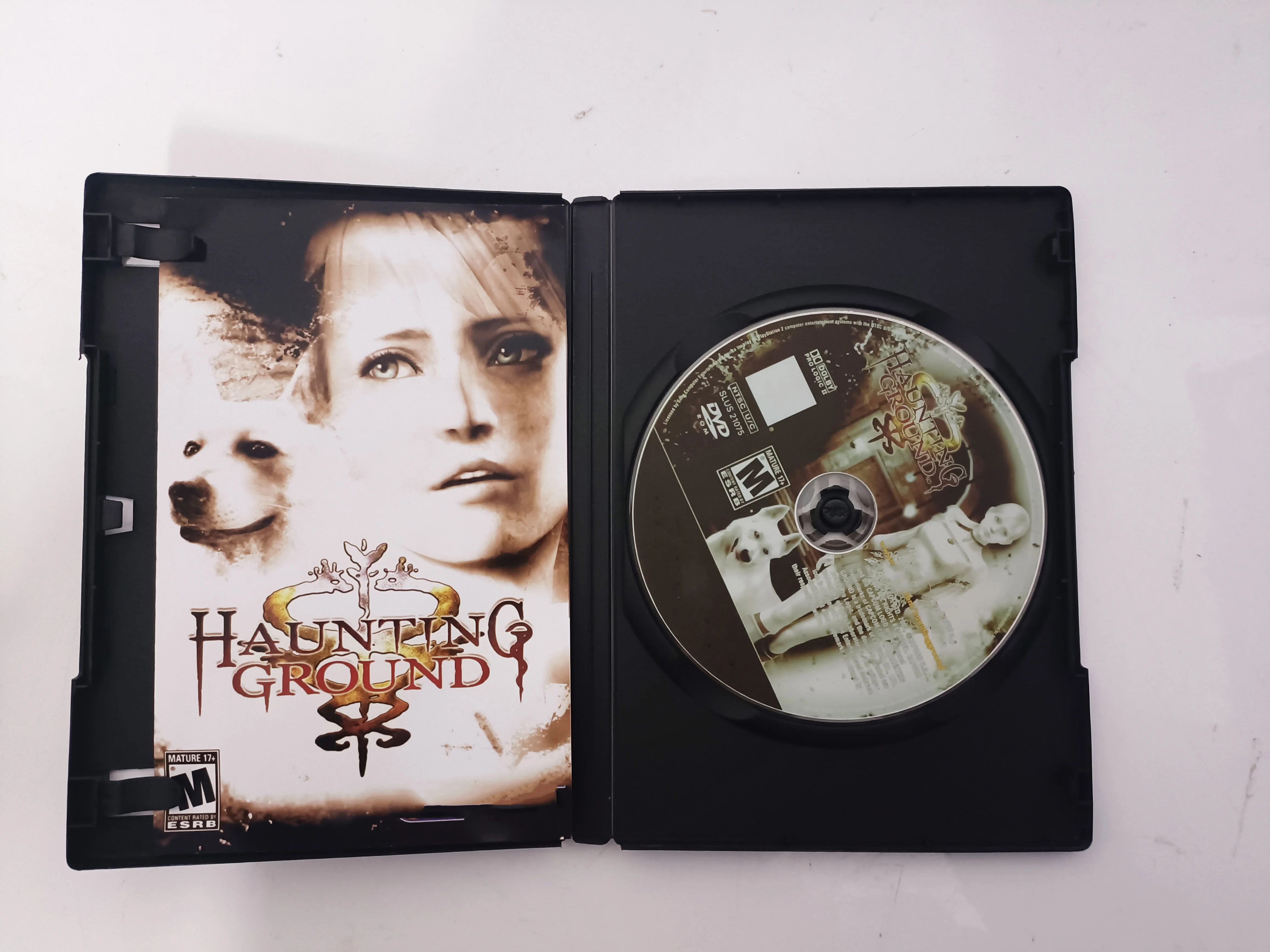 PS2 لعبة الأرض المطاردة مع قرص نسخ يدوي ، أجزاء آلة ألعاب الفيديو الرجعية ، فتح محطة وحدة التحكم ، 2 سائق بصري الرجعية