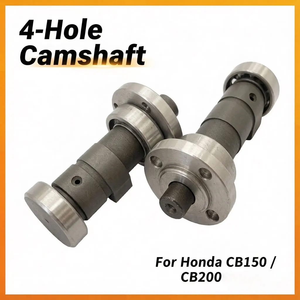 Motorcycle Camshaft 4-Hole Engine Parts For Honda CB150 CB200 CB250 Cross Motorcycle High Quality Camshaft Assembly