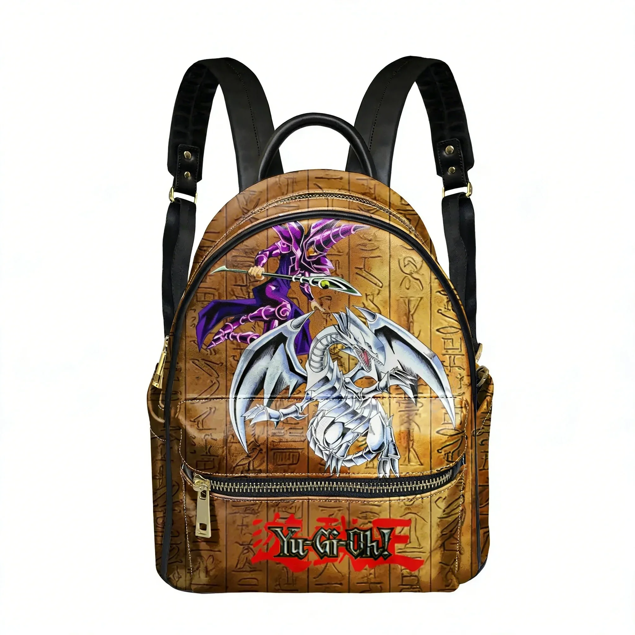 

Yu Gi Oh Anime Yugi Muto Backpack Womens Men Personalized Double Shoulder Bag Business Travel Bookbag Rucksack Gift Daypack