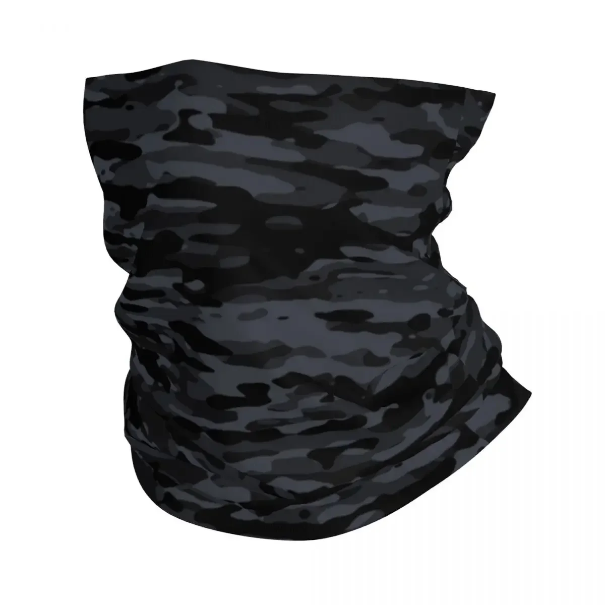 Night Camouflage Camo Bandana Neck Cover Texture Soldier Balaclavas Wrap Scarf Cycling Running for Men Women Adult Winter