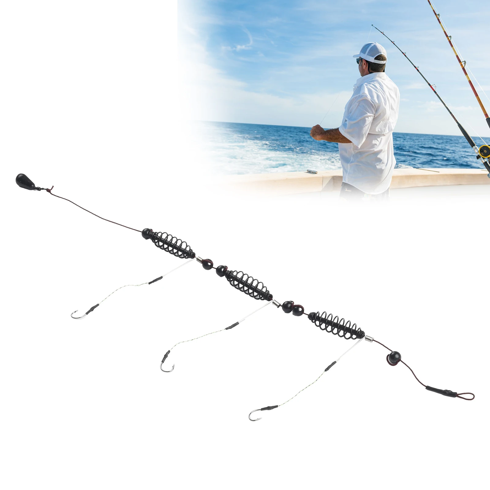 Fishing Hook Artificial Lure Bait Cage Set Fish Feeder Baitholder Anzol Peche Catfish Jig Carp Fishing Tackle 15/20/25/30/35/40g image 4