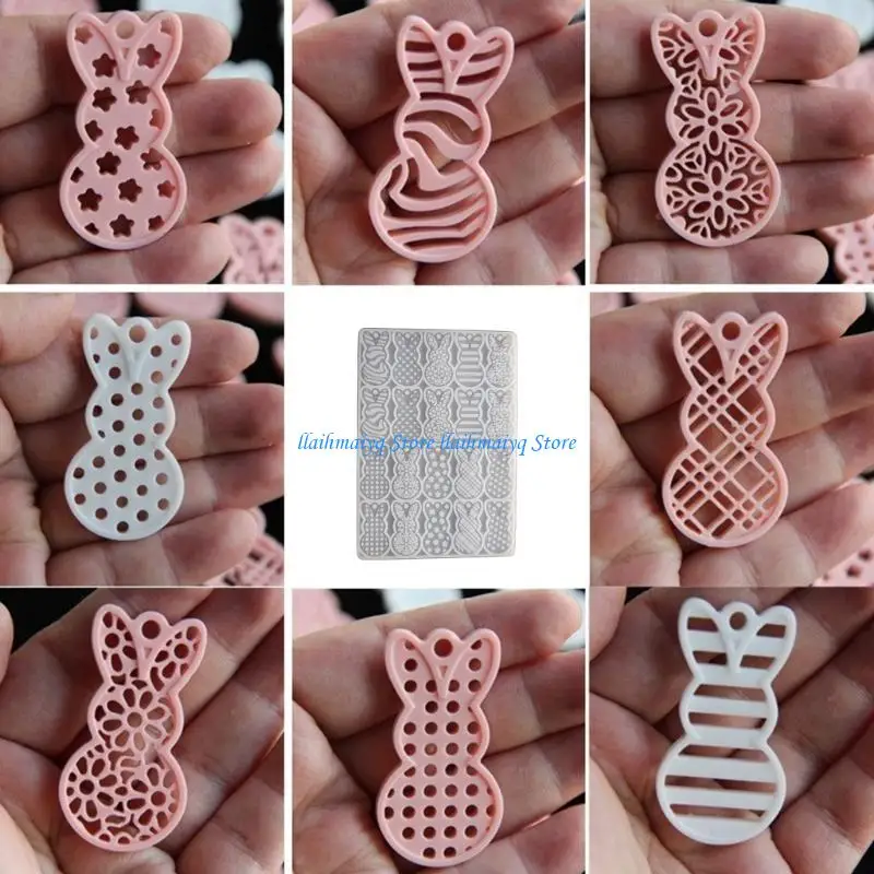 573b ملحق قالب السيليكون القوي العملي لحاملي شمعة الأرانب المحمولة للهدايا المصنوعة يدويًا واللكنة المنزلية #2