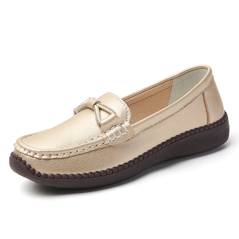 

Women's casual sneakers fashion leather shoes soft foldable upper comfortable inner lining daily casual walking shoes n