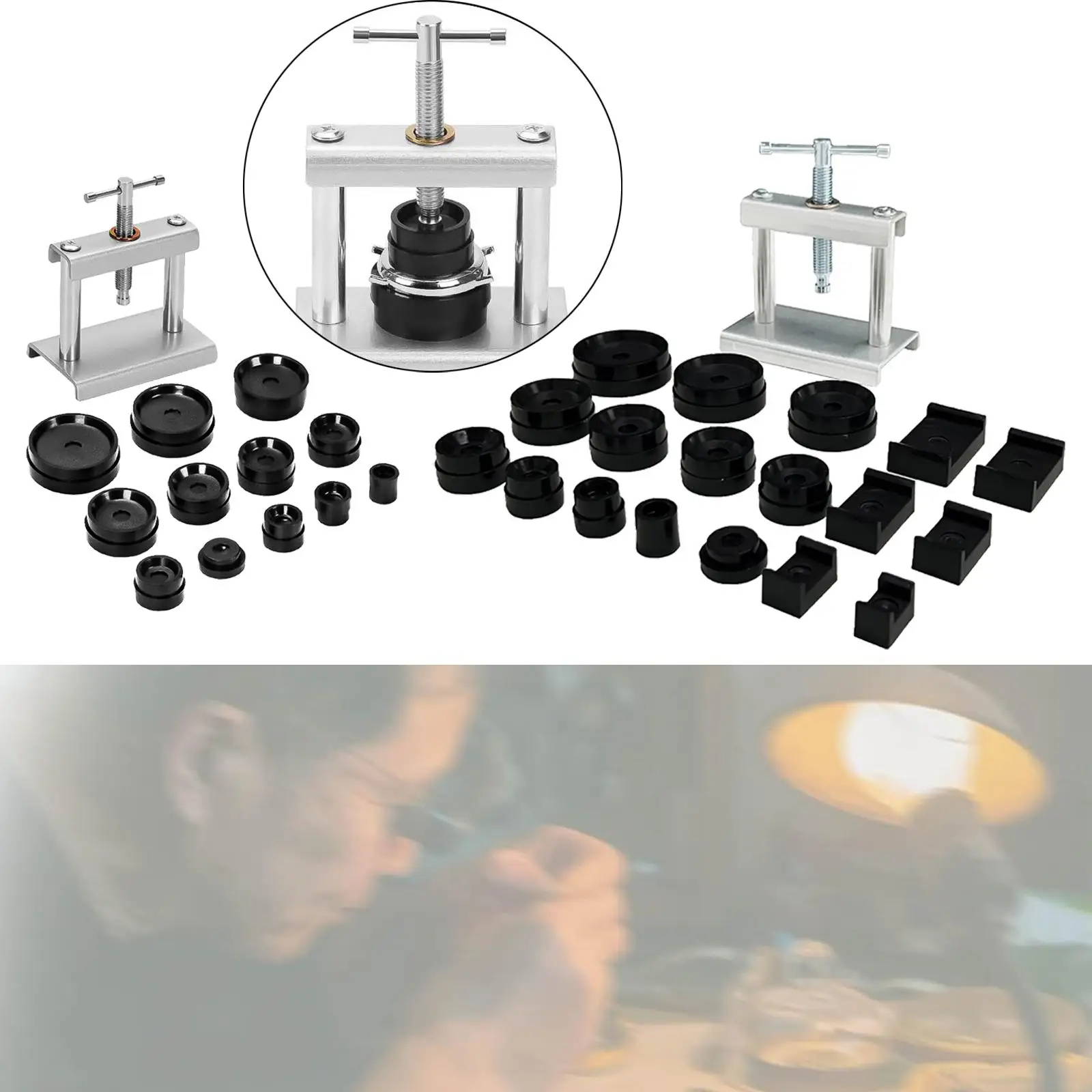 

Корпус часов Доводчик Ручной ремонт Замена Профессиональный металлический закрывающийся настольный инструмент Набор инструментов для пресса часов Набор для ремонта часов