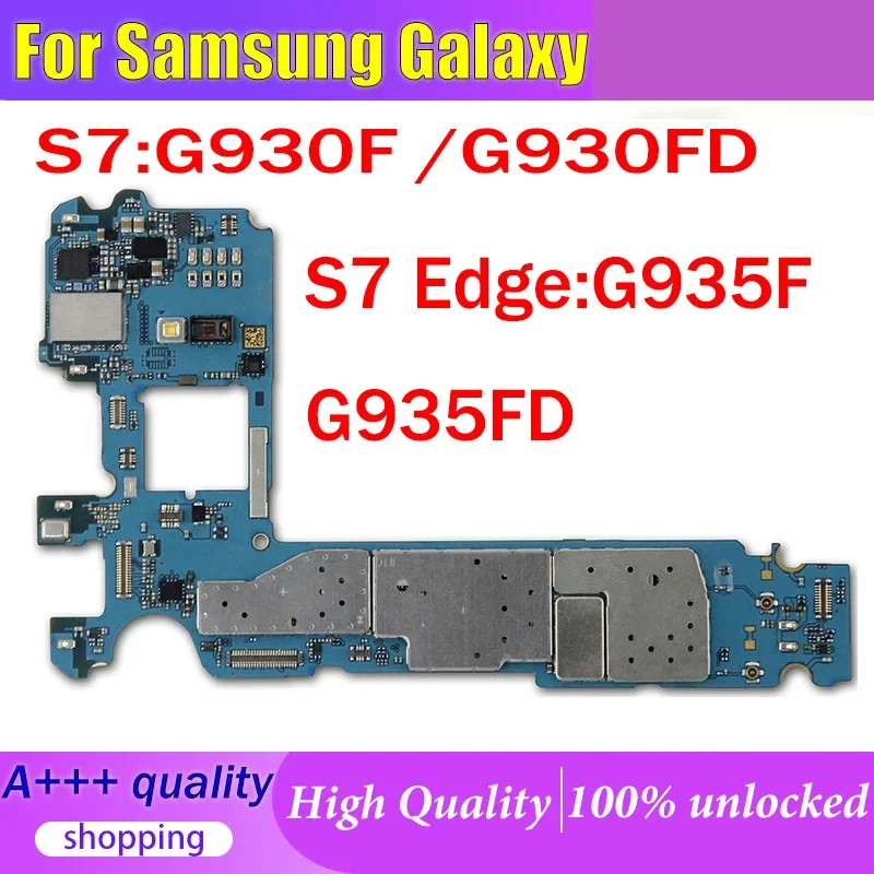 Протестированная замененная материнская плата для Samsung Galaxy S7 Edge G935F G935FD S7 G930F G930FD, материнская плата с полной пластиной чипов