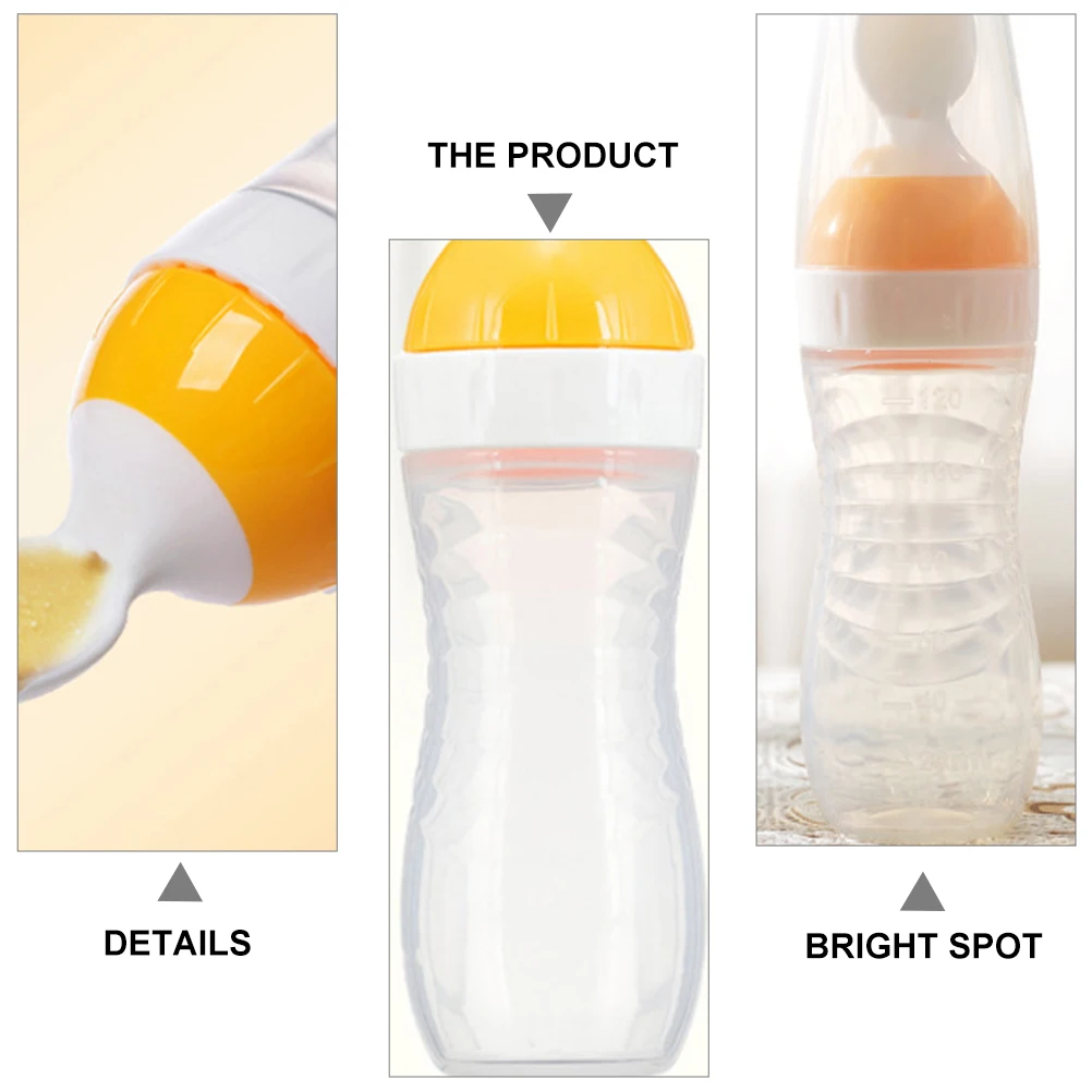 

Силиконовая детская бутылочка для кормления, дозатор пищевых продуктов, измерительные весы, водонепроницаемая ложка для чистого питания, грудного молока, формулы риса