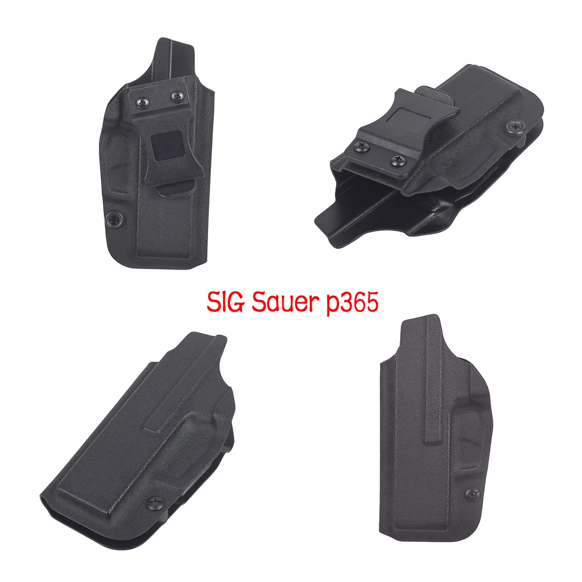 Glock 17 19 22 31 43 43X SIG Sauer P365 Jericho 941 Taurus G2C S & W TH9 Colt 1911 fondina IWB Cover Sleeve pistola antiscivolo