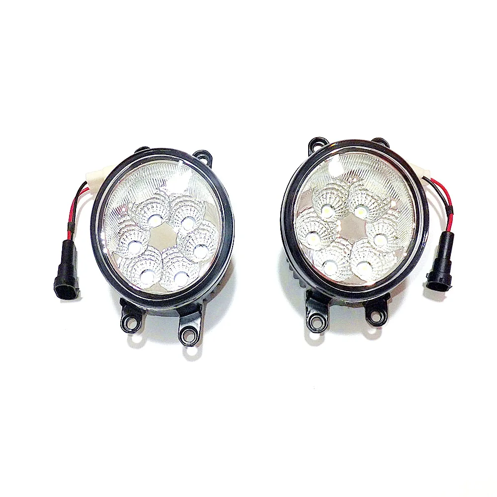 July King 18W 6LED 6500K LED Daytime Running Lights LED Fog Lamp Case for Toyota Camry Aurion Coaster Corolla Axio Auris Fielder