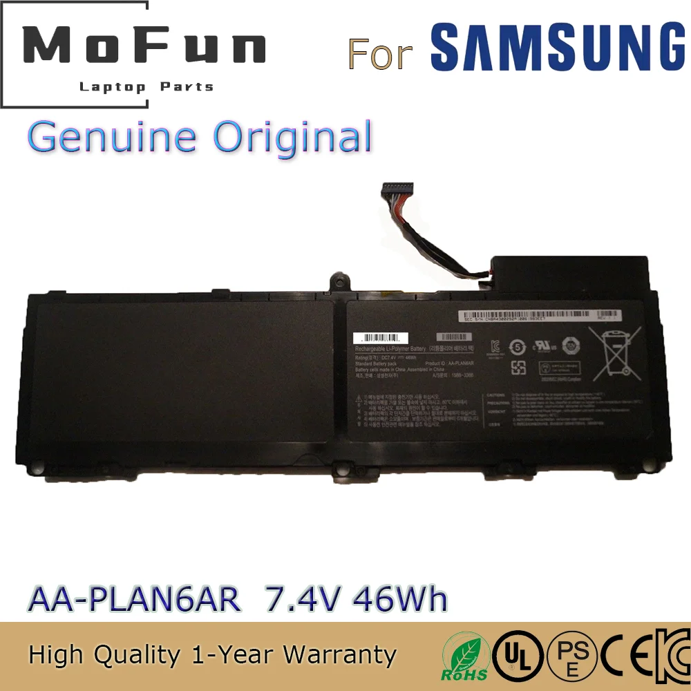 

Brand New Original AA-PLAN6AR 7.4V 46Wh Laptop Battery for Samsung 900X1B-A02 900X3A-A01 BA43-00292A