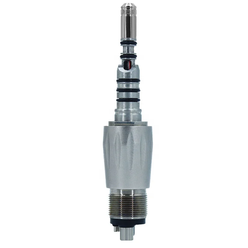 

den tal fiber optic 4 holes quick coupling connector for high speed handpiece