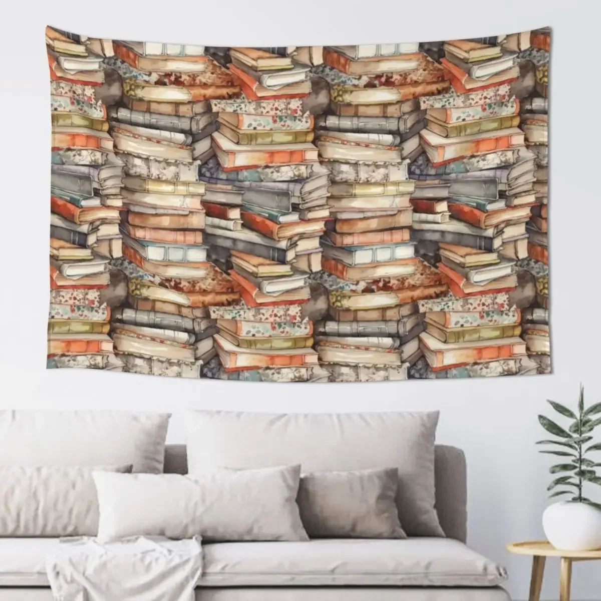 Book Patterns print gifts for book Lover, writer, librarian gifts for book Lover, writer, librarian Tapestry