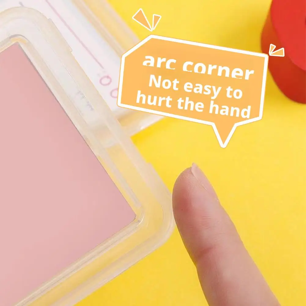 Acryl Cover ID-kaarthouder Studentenbus Maaltijdkaarthouder Reliëf Cartoon Ontwerp Transparante kaarthoes Kunststof ﻿