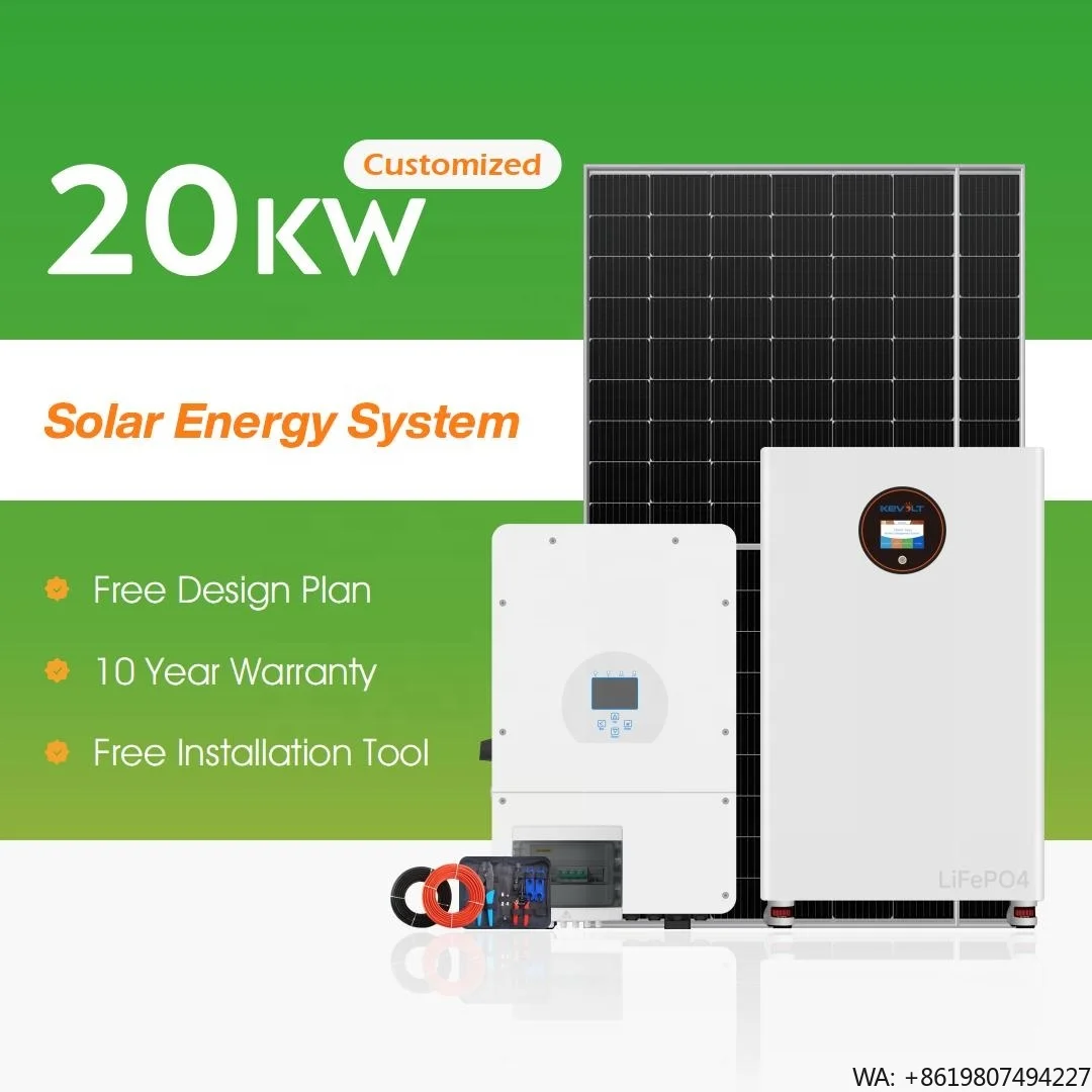 20kW 30kW Solar System Solar Panels With Battery and Inverter Panneau Solaire Kit Complet Solar Energy System