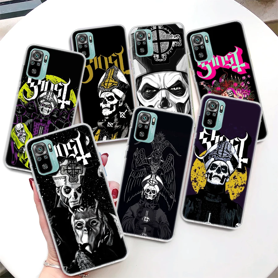 Ghost Papa Emeritus Coque Phone Case For Xiaomi Redmi Note 13 12S 12 11S 11T 11E Pro Plus 11 10 10S 9 9S 8 8T 5G Cover Note 13 1