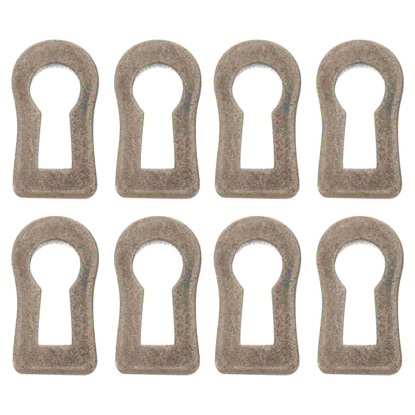 

10 Pcs Decorative Keyhole Covers Zinc Alloy Accessories Insert For Furniture Dresser