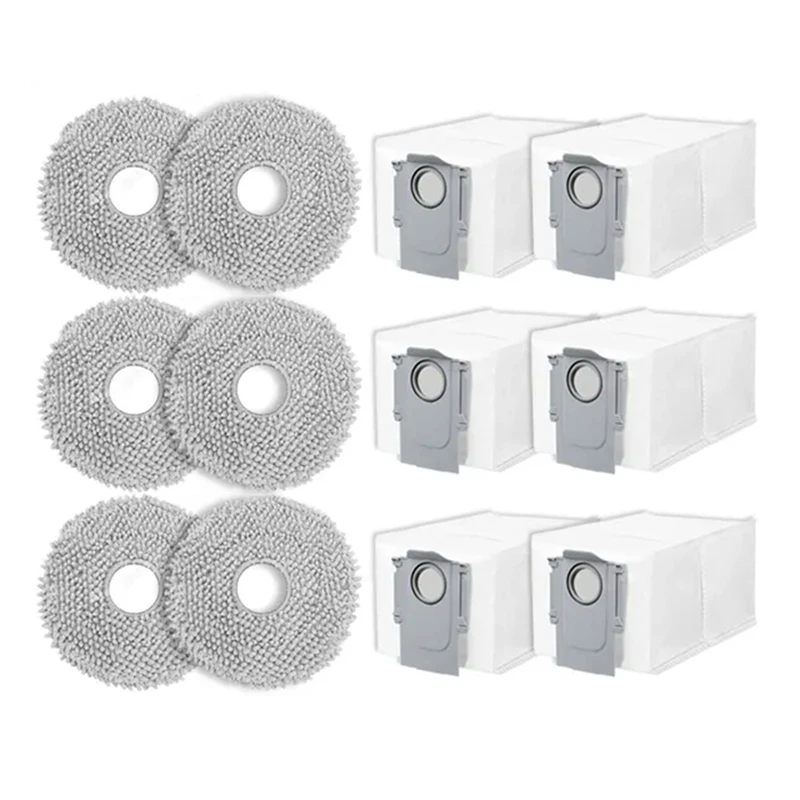 

WCS-For Roborock Qrevo Curv Replacement Parts Accessories Mop Cloth Dust Bags