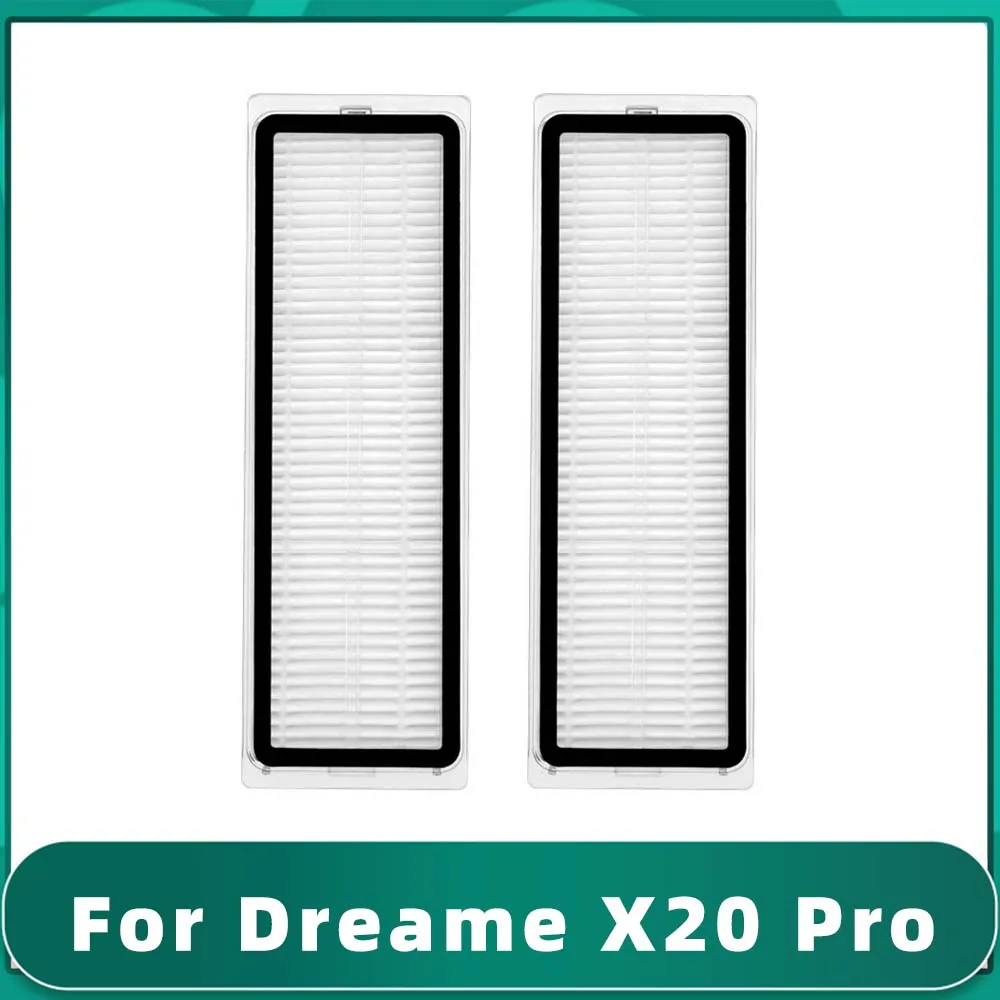 فلتر HEPA لـ Dreame X20 Pro/ Pro Plus ، فرشاة جانبية رئيسية ، أقمشة ممسحة ، قطع غيار فراغية ، استبدال ملحق ، خرقة