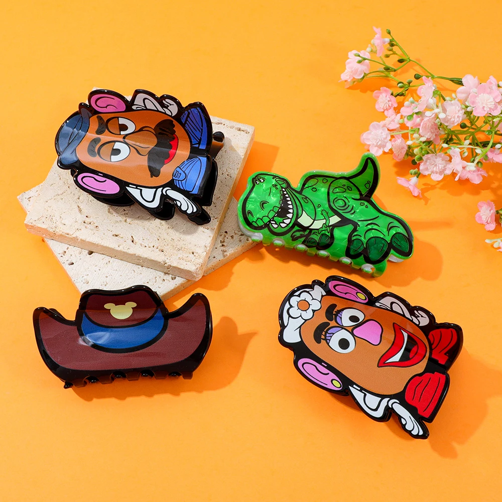 1PC/4PCS Hair claws designed based on characters from Disney·Pixar's classic animation "Toy Story", a multi-functional hair