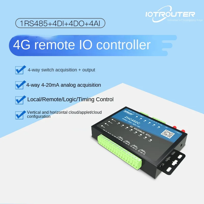 

4G Industrial Internet of Things Dtu Communication Module PLC Analog Input 485 Wireless Acquisition Module 492C