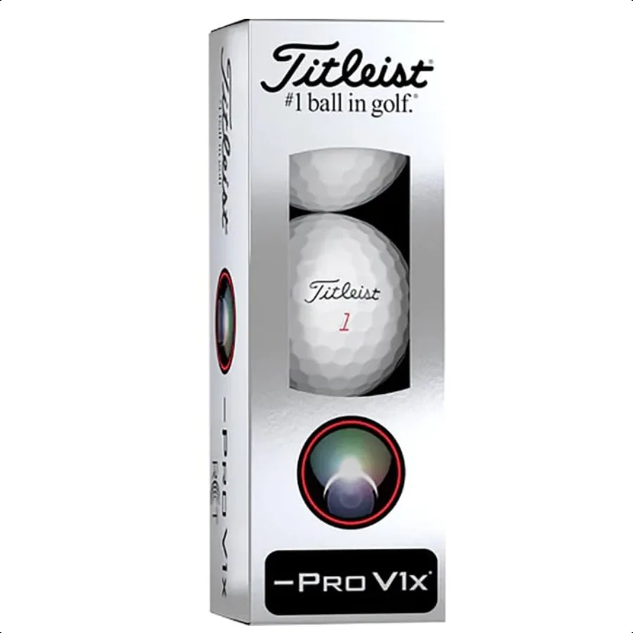 

Pro V1X Left Dash RCT Golf Balls New Sleeve 3 Balls White