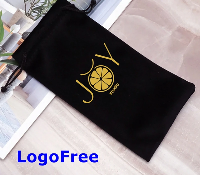 

50 100pcs Custom Logo Free 18x9cm Customized Eye Glasses Cellphone Bag Case Cleaning Velvet Sunglasses Pouch Soft Eyewear