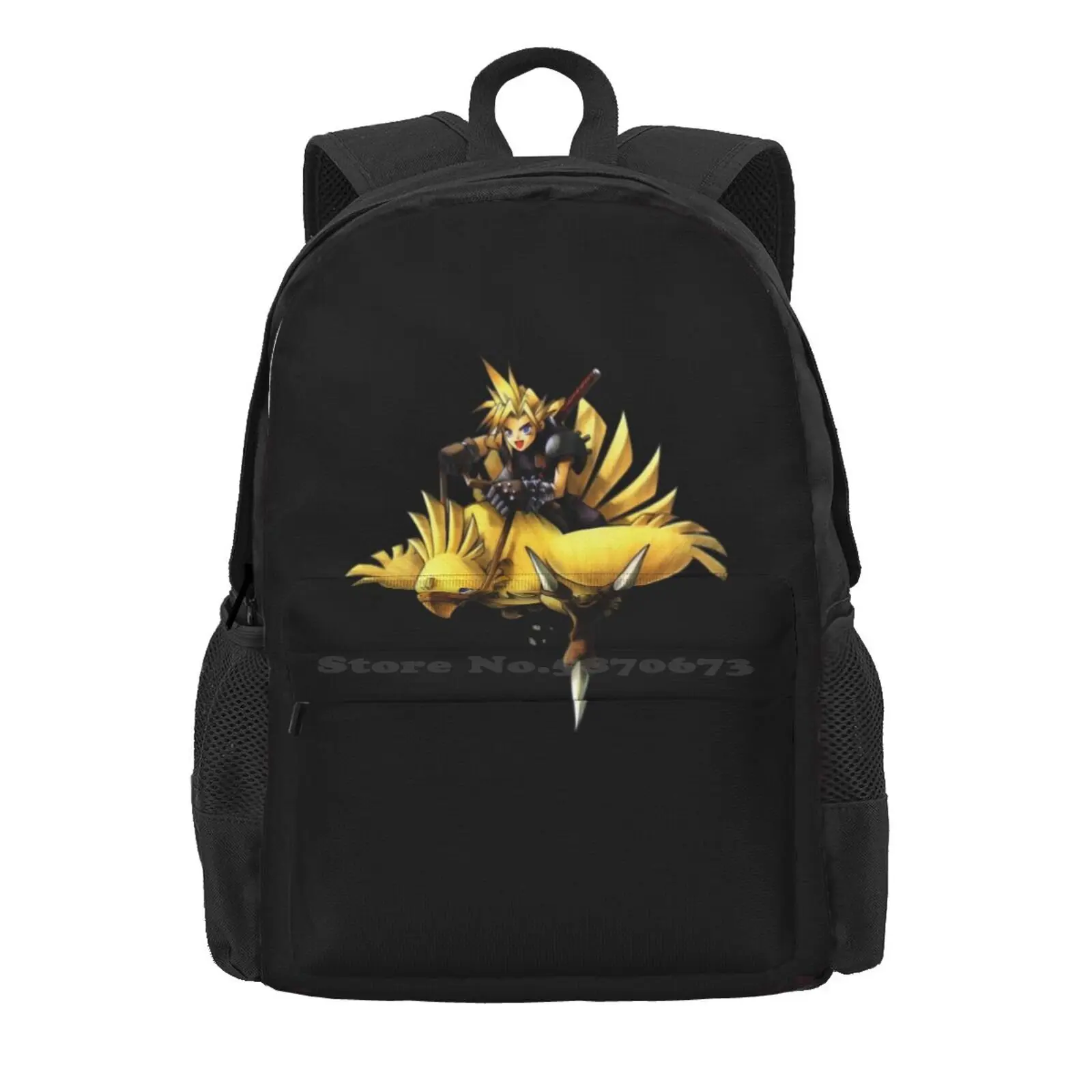 Yellow Chocobo Yellow Chocobo Yellow Chocobo Hot Sale Schoolbag Backpack Fashion Bags Chocobo Yellow Final Fantasy Bird Cute