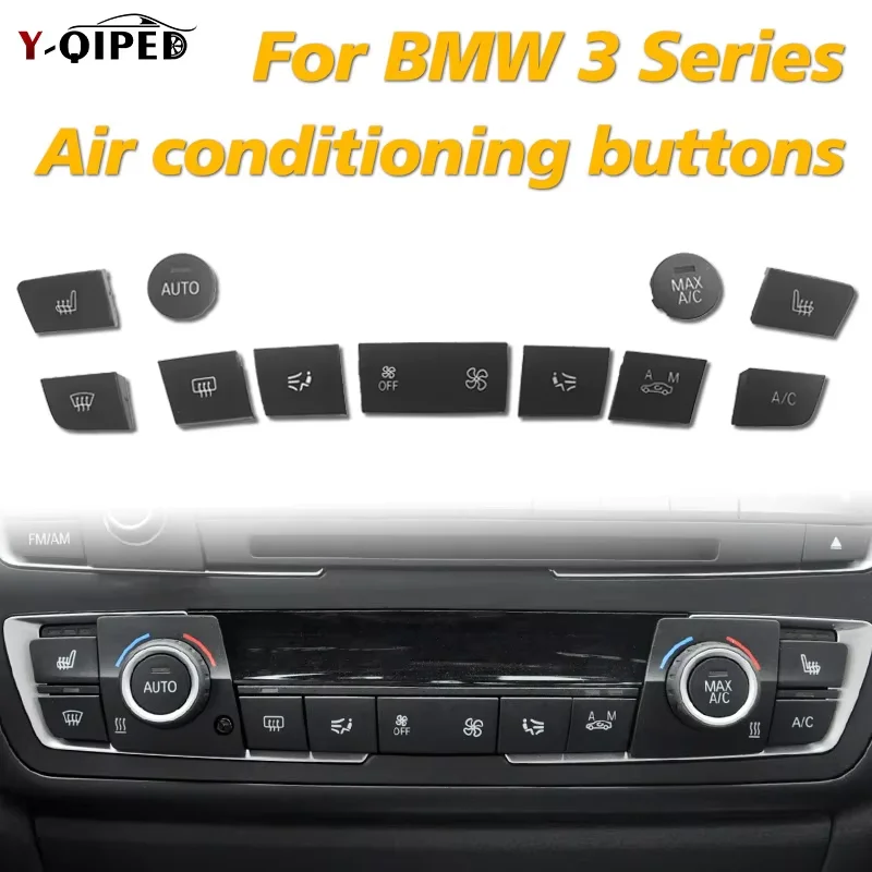 

Automatic Air Conditioning Heater Climate Control Panel Fan Speed Button Cover for BMW 1 2 3 4 Series F20 F21 F22 F30 F31 F35