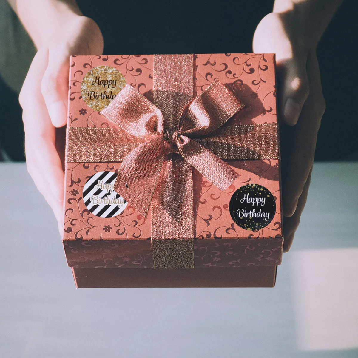 

12 Sheets Birthday Sealing Stickers Creative Round Self Adhesive Label for Candy Bag Decoration Party Favor Gift Wrap Scrapbook