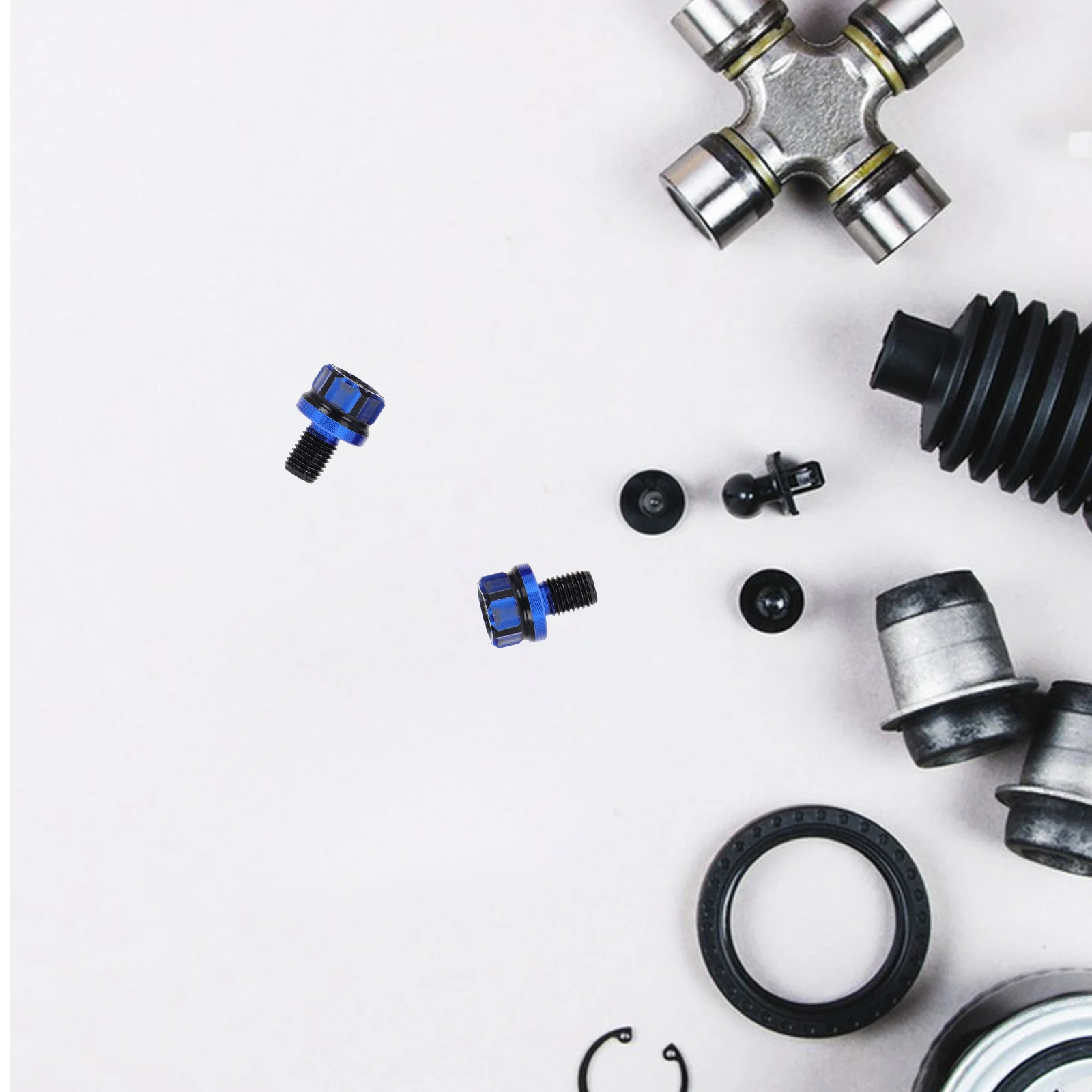 دراجة نارية مرآة ثقب المقابس سبائك الألومنيوم مرآة الرؤية الخلفية مسامير لمعظم الموديلات قطع غيار الزخرفية دائم #4