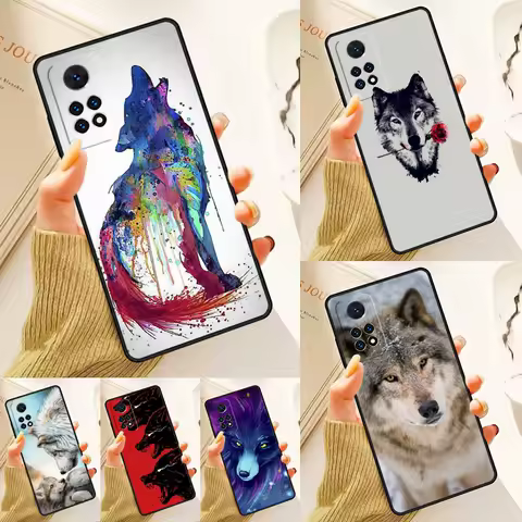 Wolf Art Case For Samsung Galaxy S24 Plus S23 S20 S21FE Lite S22 Ultra Note 20 S8 S9 S10 Phone Coque