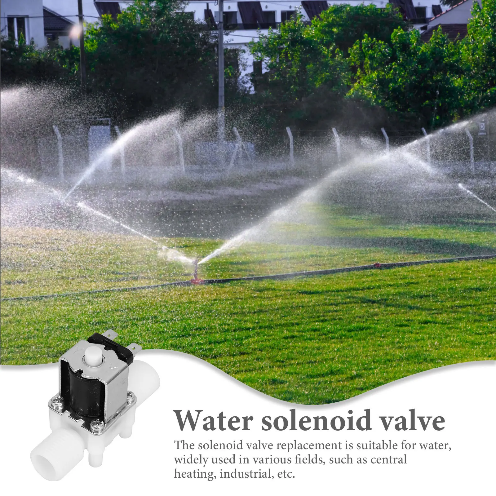 

Water Solenoid Valve Dc24V For Lawn Garden Sprinkler Control Industrial Washing Machine Replacement Valve