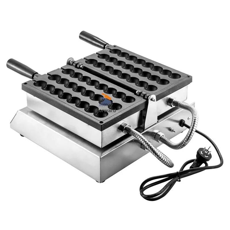 Electric Non-stick Ball Shaped Pastry Waffle Baking Machine Commercial Skewer Waffle Maker Candied Haws Skewer Machine