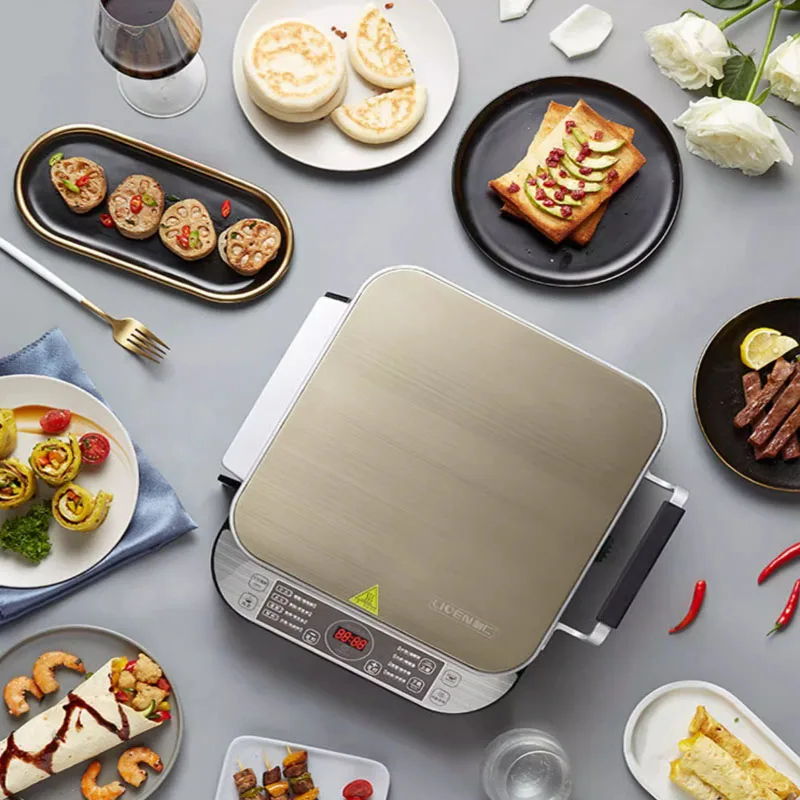 LR-FD431 صينية خبز الشواء الكهربائية المنزلية، قابلة للفصل والغسل، صينية خبز مربعة، ماكينة شواء #3