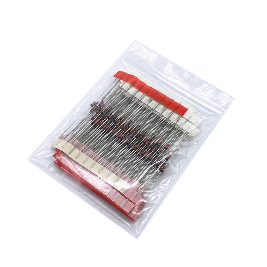 270pcs/lot 0.5W Zener Diode kit Assortment Set 1/2W 2V4-33V Zener Diode pack 12V 18V 5V1 5V6 3V3 3V6 4V3 4V7 6V2 6V8 7V5 20V 22V