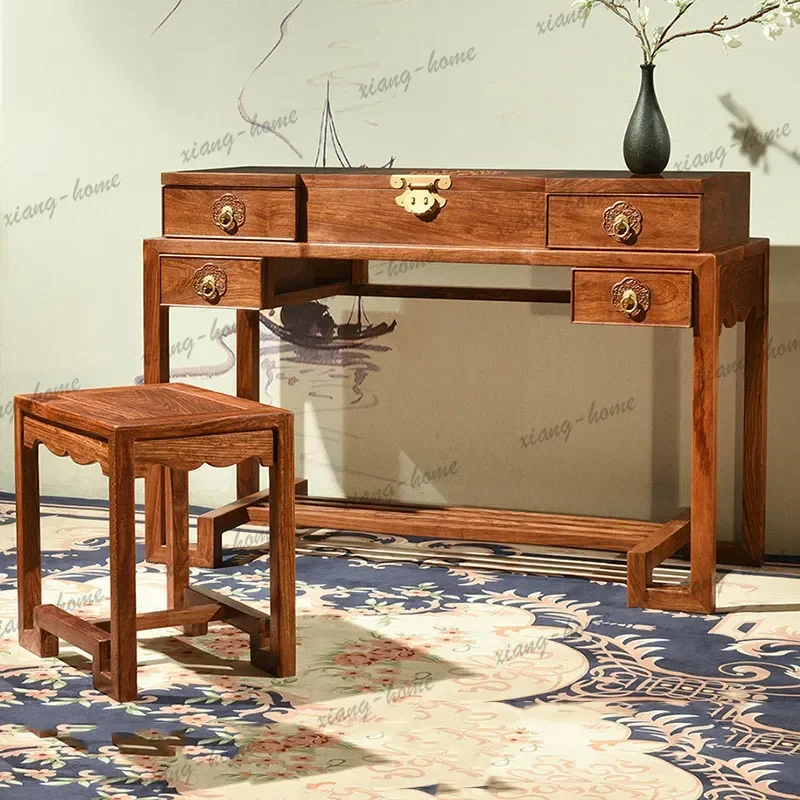 FG Console Makeup Dressing Table Modern Corner Organizer Vanity Table Computer Cabinet Mesa De Maquillaje Lounge Suite Furniture