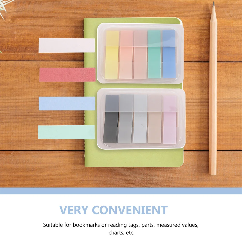 9Sets Classification Stickers Book Markers Colored Index Tabs for Study Office Multipurpose Page Markers Sticky Memo Notes