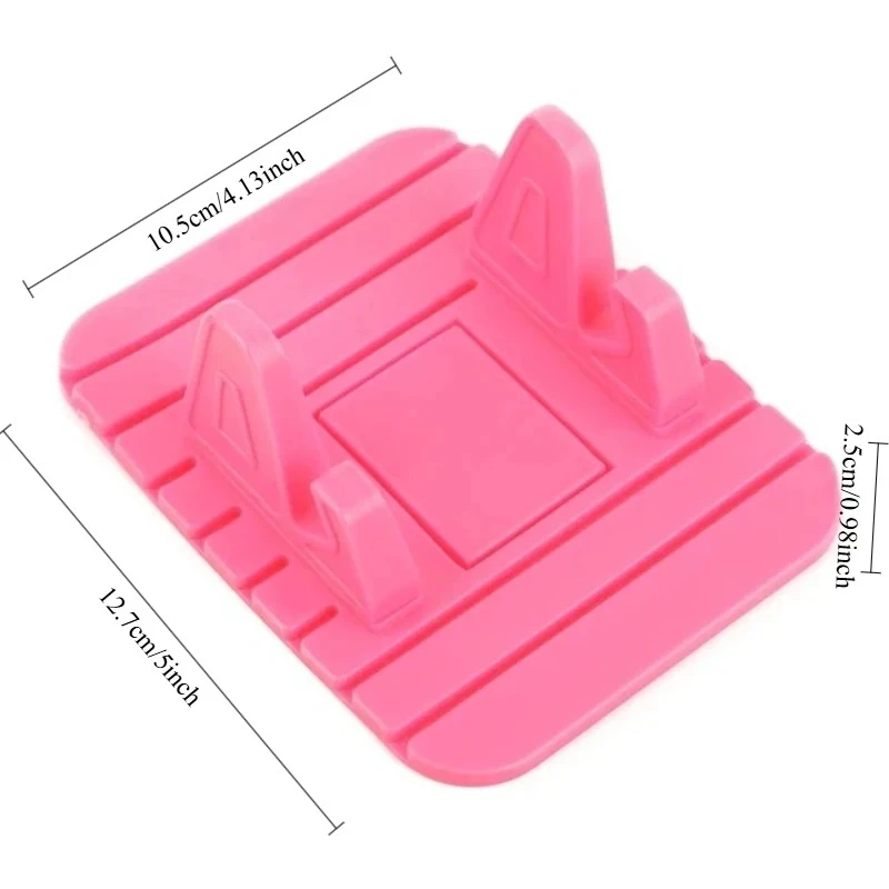 Silicone Phone Holder Pad for Car Dashboard - Non-slip Mount for Samsung Xiaomi