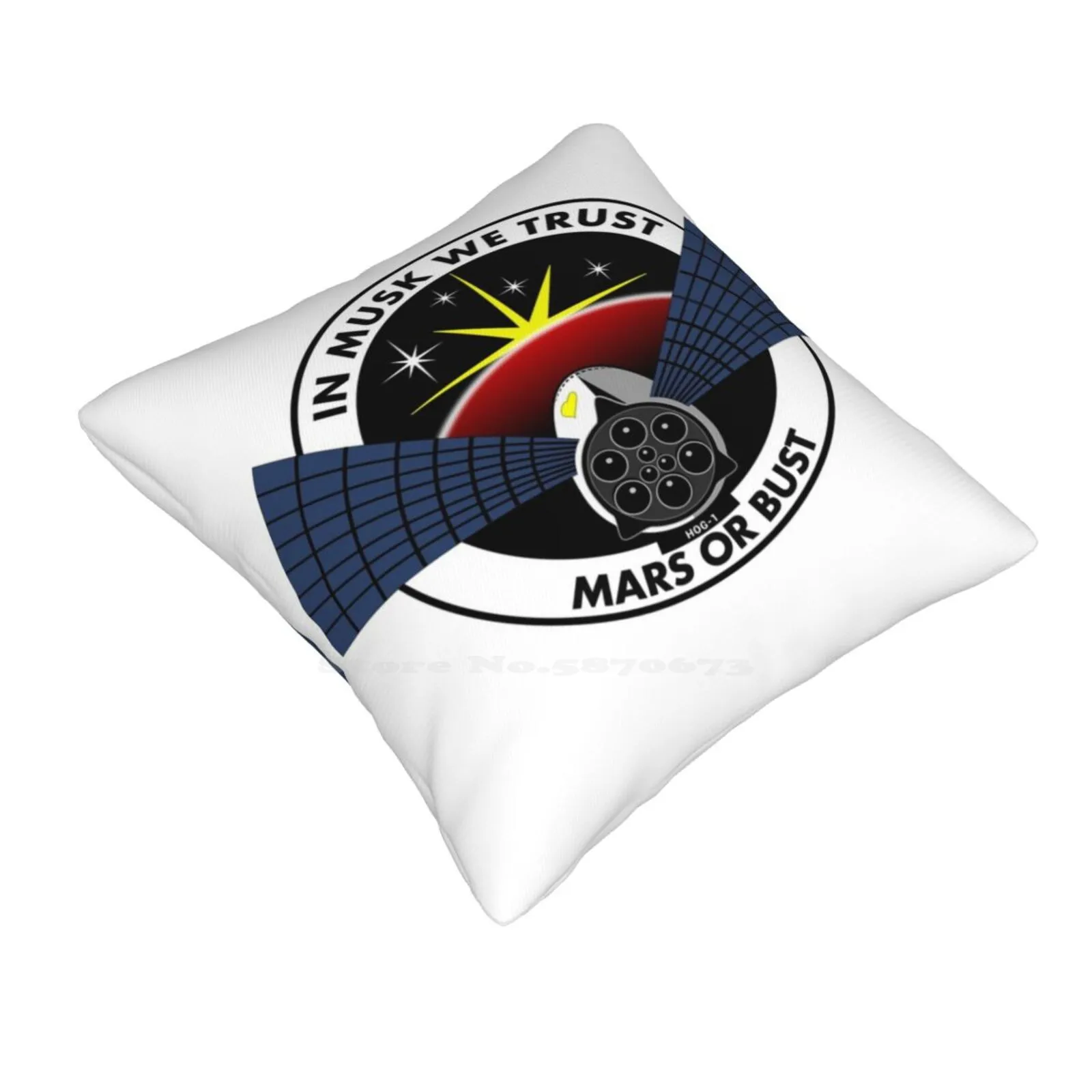 In Musk We Trust , Mars Or Bust Fashion Sofa Throw Pillow Cover Pillowcase Elon Musk Space Travel Rocket Get Your Ass To Mars