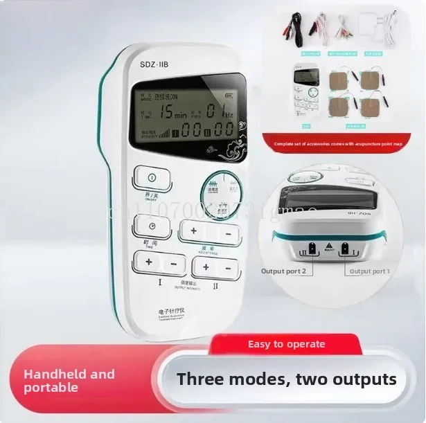 SDZ-IIB Handheld Electroacupuncture Stimulator Electro acupuncture treatment instrument 2 Channel Muscle Nerve stimulator