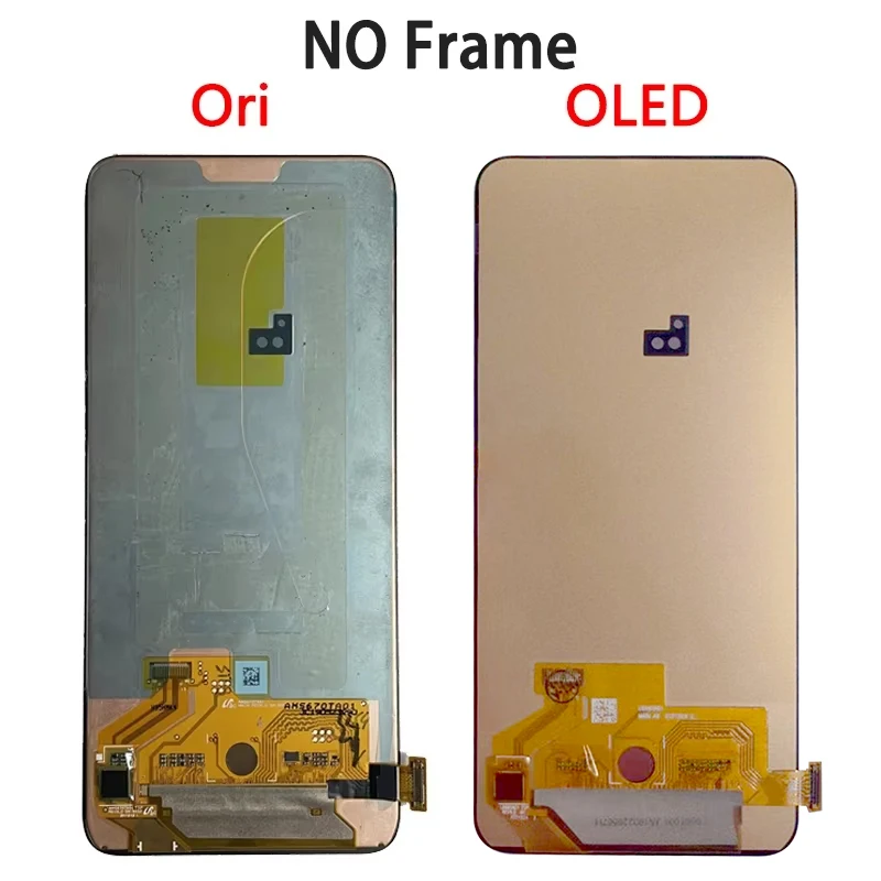 Super AMOLED For Samsung  A80 A805 A805F LCD display Touch Screen Digitizer Assembly with Fingerprint For Samsung A90 LCD image 3