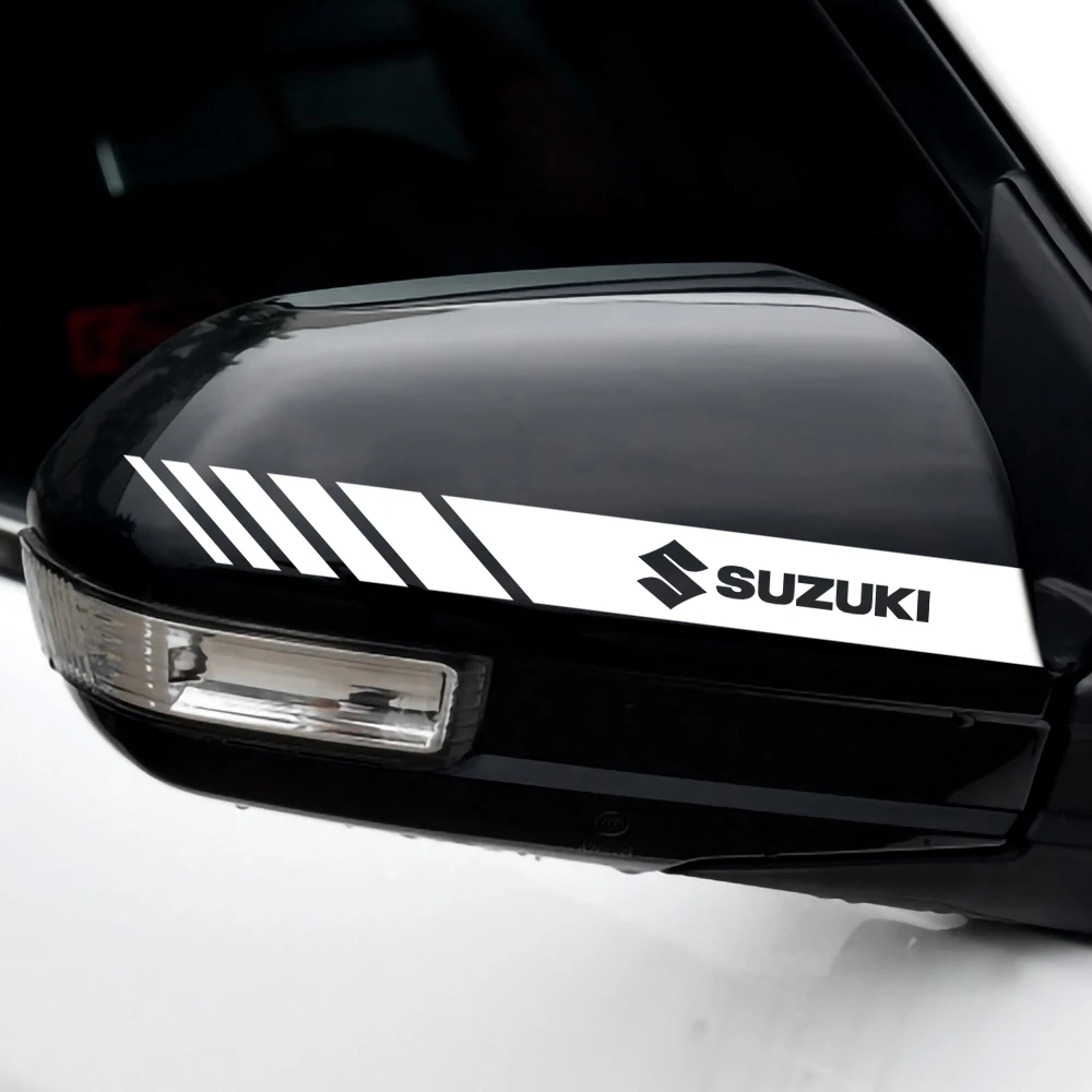 

Car Styling High-quality Rearview Mirror Anti-Rub Protection Decoration Stickers For Suzuki Grand Swift Jimny Vitara Baleno SX4