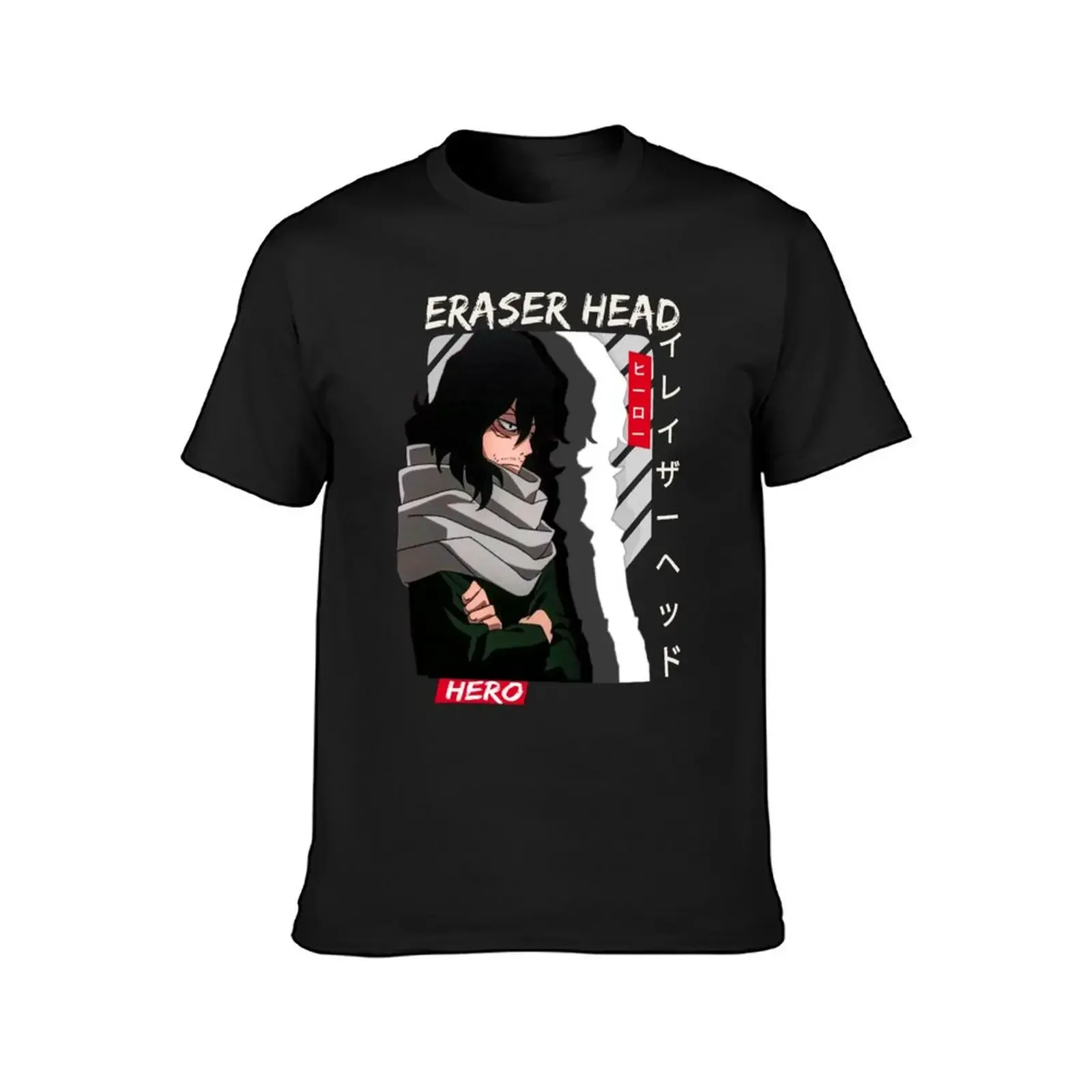 Eraser Head (Black) T-Shirt anime t shirts vintage graphic tee mens t shirts pack