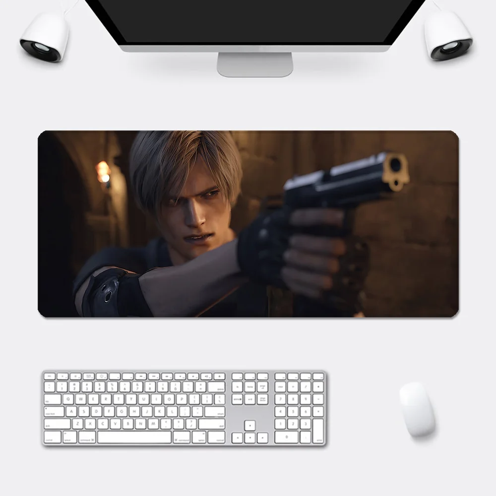 Leon Kennedy Mousepad HD Printing Computer Gamers Locking Edge Non-slip Mouse Pad XXL90x40cm Keyboard PC Desk Pad