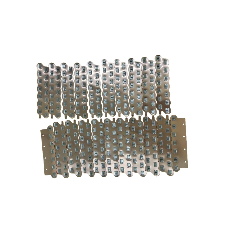 Best-selling Battery Connectors 20S7P Copper Busbar 1mm Thick Cell Spacing 21.4mm Customizable  According To  The Diagram 1 view 2