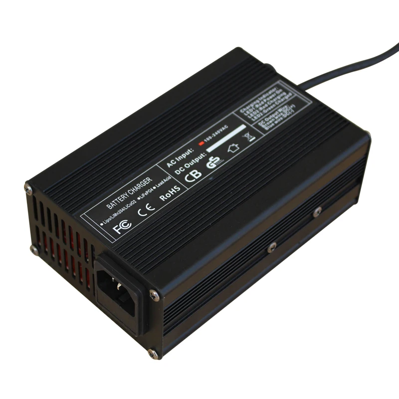 71.4V 4A Smart Li-ion lithium battery Charger 17S 60V 20AH For DC110 -220V Output 71.4V 2A Volt