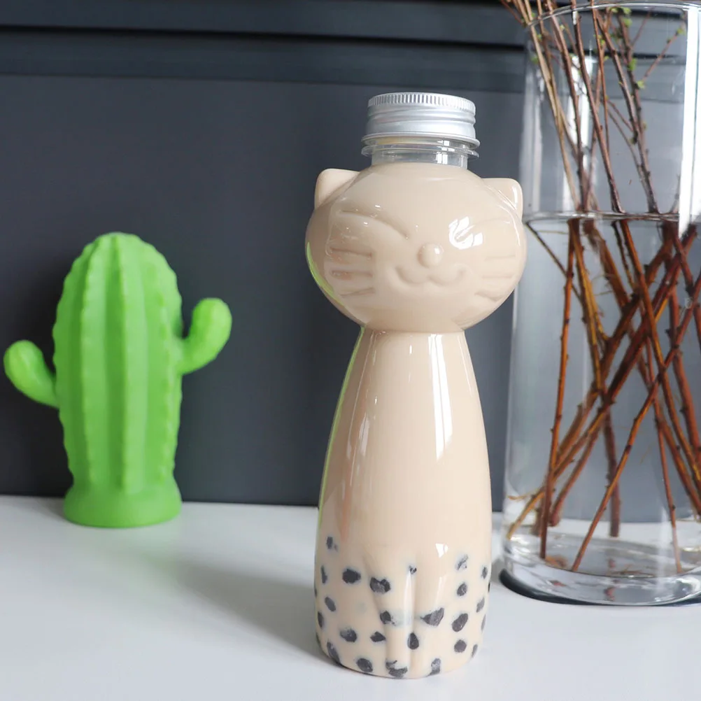 

8 Pcs Shape Reusable Juice Shaped Drinking Bottles Milk Beverage Bottles for Juice Drink Lightweight Portable Storage