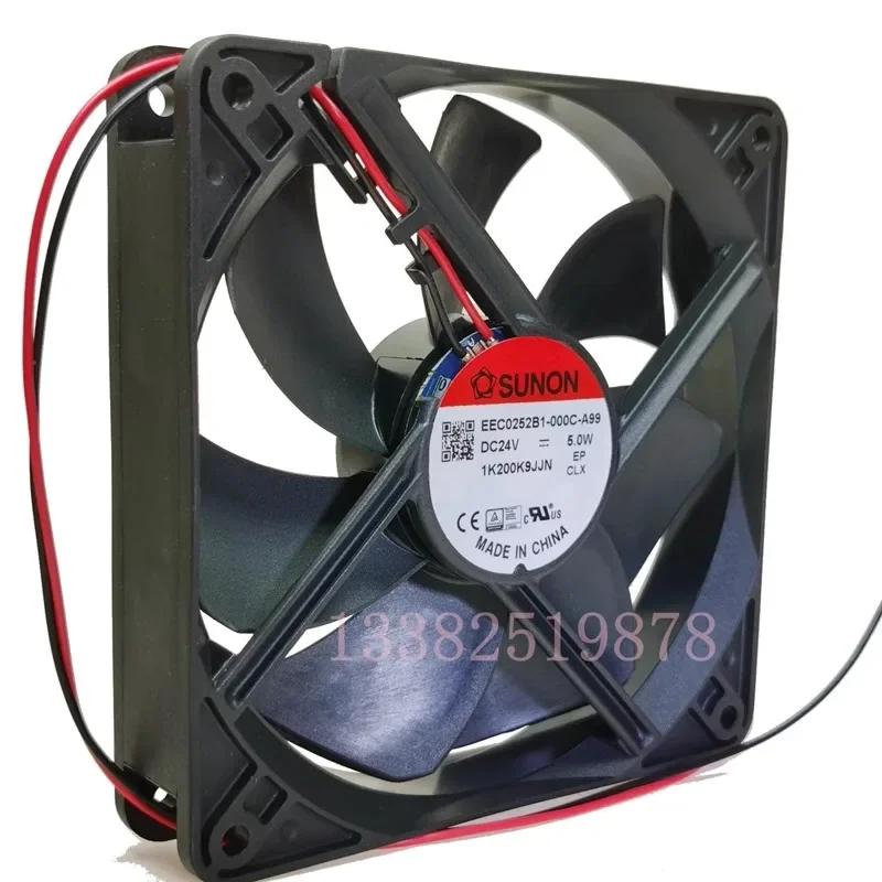 Brand new EEC0252B1-000C-A99 original SUNON 12 standard 24V frequency converter cooling fan fan fan 2B3